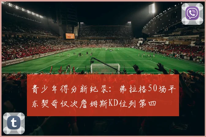 青少年得分新纪录：弗拉格50场平东契奇仅次詹姆斯KD位列第四