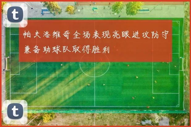 帕夫洛维奇全场表现亮眼进攻防守兼备助球队取得胜利